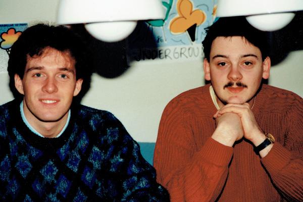 Tim Lange mit Claudius Leykauff
