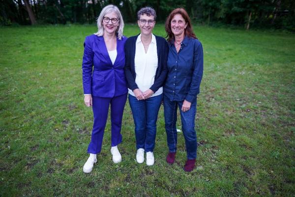 Suse Bertzbach, Kathrin Hartjen, jetzt Hartjen-Wagemann, Petra Wiegrefe